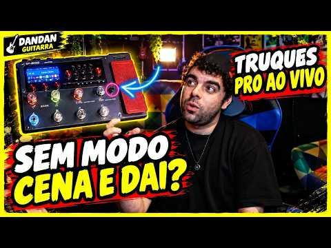 Toco ao vivo com a Valeton GP 200 sem modo cena — e é mais simples do que parece