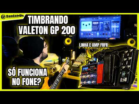 Timbrando Valeton GP-200 e ajustando meus timbres para qualquer situação | Amp frfr linha e fone